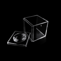 Boîtes de loupe en plastique transparent Effet loupe