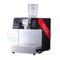 Machine à glace commerciale HENGZHI à affichage numérique 110-240V, refroidissement par air/eau, avec compresseur, pour les boutiques de desserts