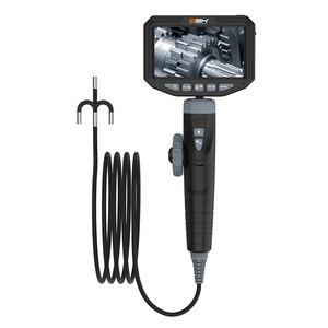 Caméra d'inspection endoscopique industrielle avec sonde articulée, caméra flexible à fibre optique pour l'inspection des murs et de véhicules - Product Image 1