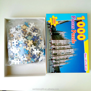 Customized hot sale bright dying screen 4C printing paper printed puzzle play games for family - Product Image 3