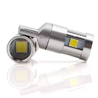 12V W5W T10 194 168 Auto LED-Glühbirne 3030 5SMD 6000K Weiß Bernstein Rot Auto-Leselampe Parklicht Glühbirne Anzeigeleuchte Fehlerfrei