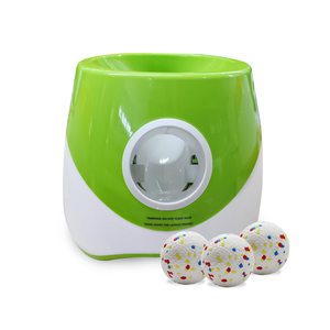 Hiper makine otomatik top başlatıcısı büyük köpekler için kapalı/açık interaktif Pet oyuncak ayarlanabilir mesafe spor plastik köpek - Product Image 6