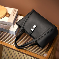 Nouveau Sac à Main Tendance 2025 en Cuir de Vachette Véritable pour Femme, Grande Capacité avec Bandoulière Amovible