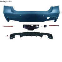 Diffuseur de pare-chocs arrière en PP noir brillant pour BMW F30 328i 330i 335i, pour BMW F30 MT M Sport 2012-2019, accessoires de voiture