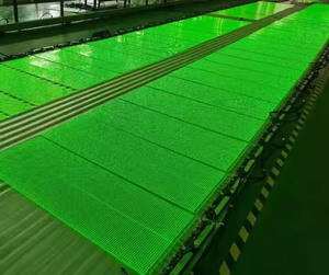 Trong nhà P10 trong suốt Màn hình hiển thị <span class=keywords><strong>LED</strong></span> linh hoạt video tường mềm phim cửa sổ cài đặt tương thích - Product Image 3