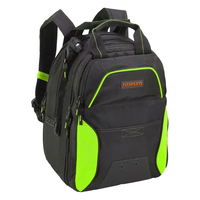 Sac à outils Durable de grande capacité, 33 poches, sac à dos d'outils pour électricien, sac de rangement d'outils