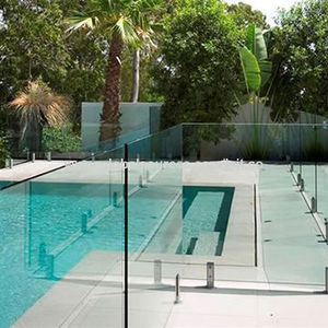 À vendre Clôture de sécurité pour chantier 8x8 <span class=keywords><strong>Verre</strong></span> <span class=keywords><strong>trempé</strong></span> transparent Panneaux de clôture de <span class=keywords><strong>piscine</strong></span> pas chers - Product Image 2