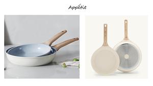 Casseroles et poêles de randonnée antiadhésives en aluminium moulé sous pression Batterie de cuisine <span class=keywords><strong>Greblon</strong></span> antiadhésive - Product Image 5