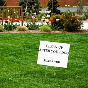Panneaux <span class=keywords><strong>de</strong></span> jardin personnalisés haute visibilité et accrocheurs 18x24 avec piquets en H pour la promotion d'articles d'occasion - Product Image 1