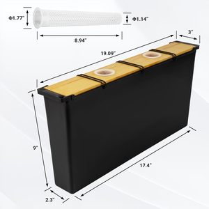 Professional 6.5L Plastic Bee Feeder <b>Deep</b> <b>Frame</b> Water & Food Source New Condition Beekeeping Tool for Bee Farms - Product Image 3