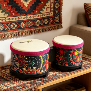 Venta al por mayor de tamaño medio popular niños <span class=keywords><strong>Bongo</strong></span> de madera conjunto de tambor para niños - Product Image 1