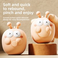 Jouet anti-stress en plastique à récupération lente, mignon, à presser, avec fonction de soufflage de bulles pour enfants, adolescents et adultes
