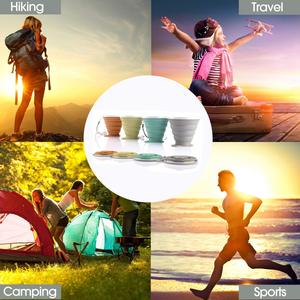 Factory Direct Sale Custom Capacity Bpa-Free Foldable Collapsible Silicone Retractable Water Cup - Product Image 6