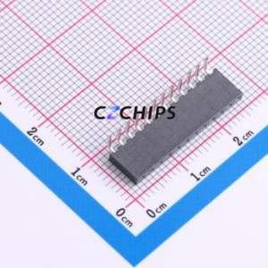 SQT-112-01-L-S-RA Pin Socket Bent Lead Through Hole,P=2mm Connector 2mm Right Angle Insert Single Row 12P - Product Image 1