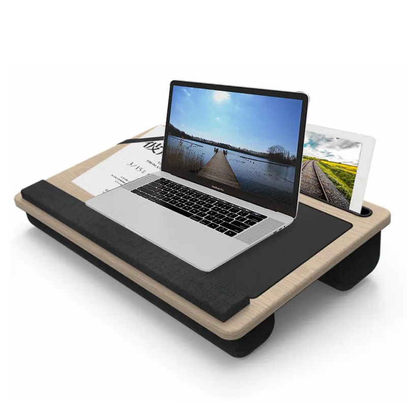 Knee Lap Desk for Couch Laptop Stand Lazy Cushion Laptop Desk With Mouse Pad