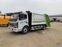 Camion Compacteur de Déchets 4x2 Direct Usine 8m³ – Camion de Collecte des Déchets Compacté pour l'Assainissement