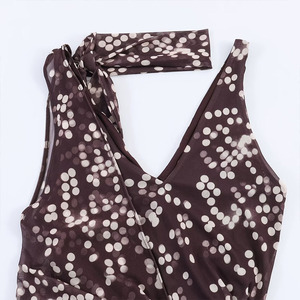 <span class=keywords><strong>Collection</strong></span> Printemps/Été 2026 ZATRHMBM : Nouvelle Robe Plissée à Pois Tendance, Col en <span class=keywords><strong>V</strong></span> Vintage, Robe Élégante pour Femme - Product Image 6