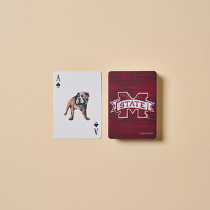 Tuiles de Mahjong Mississippi State Westwind Red Bulldog 160 <span class=keywords><strong>Foster</strong></span> en Acrylique de Luxe 2 Couches Blanc Chien pour Divertissement - Product Image 4