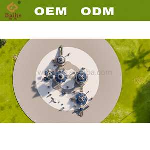 Baihe Space Rocket Series Aire de jeux extérieure pour enfants Équipement d'amusement Toboggan en plastique <span class=keywords><strong>Série</strong></span> spatiale pour les <span class=keywords><strong>loisirs</strong></span> des <span class=keywords><strong>parcs</strong></span> - Product Image 3