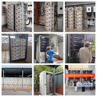 Système de stockage d'énergie solaire industriel et commercial avec batterie LiFePO4 225 kWh/215 kWh, onduleur hybride 100 kW et extincteur