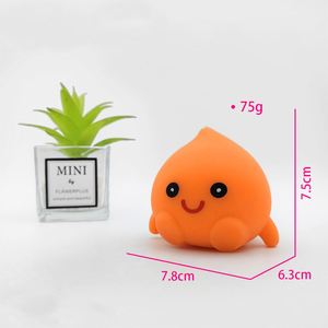 Popular Wholesale <b>7</b>.5cm Kawaii Fairy Little <b>Fire</b> Man Squeeze Toy TPR Squishy Stress Relief Gift for Kids Adults for Release - Product Image 3