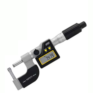Micrómetro Digital de Espesor de Pared de Columna Única Asimeto 113-51-0 IP65 0-25mm, Resistente al Polvo y al Agua, para Diámetro Exterior - Product Image 2