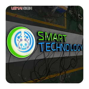 Özelleştirilmiş açık LED akrilik aydınlatma 3D kanal mektup mağaza ön ışık LED Logo harf - Product Image 3