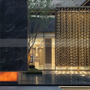 JINYIFAN ANN3177 Customized Printed Coated Modern Stainless Steel <b>Partition</b> <b>Screen</b> Multi-Functional Design Art Theme Luxury - Product Image 1