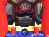 Ensemble de jeux de baseball gonflables pour défi sportif, certifié CE, écologique et commercial, jeu de défi Airball Big Mouth
