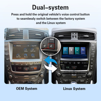 Decodificador de coche con sistema Linux Viknav, interfaz de actualización compatible con Lexus IS 2005-2019, CarPlay inalámbrico, Android Auto, Autolink, Airplay