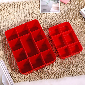 Caja de almacenamiento de plástico transparente de 3 capas, caja de juguetes con 9 compartimentos para supermercado, caja de almacenamiento para niños - Product Image 5