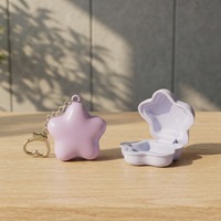 Coffret Cadeau Échantillons de Fard à Joues et Fond de Teint en Forme d'Étoile, Mini Pochette de Maquillage Suspendable en Forme d'Étoile pour Étuis à Fard à Joues