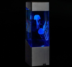 38 Năm Chuyên Nghiệp Yếu Tố 9 "LED Sứa Lava Đèn Aquarium Tâm Trạng Ánh Sáng Ban Đêm Đèn Bàn Trang Trí Sứa Đèn - Product Image 2