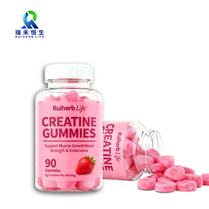 Créatine monohydrate RH Premium, gommes à mâcher, 2500 mg par portion, sans sucre, certifiée Halal, 60 gommes par bouteille, complément alimentaire - Product Image 6