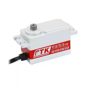 Servomoteur RC Brushless PTK 9718 TG-D HV 23kg à Engrenages Métalliques 2BB 0.042s 60° Boîtier en Aluminium CNC pour Voitures et Camions de Drift/Touring 1/10 - Product Image 1