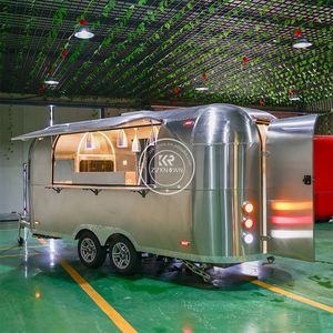 2025 OEM Catering Food Truck Mobile <b>Kitchen</b> Concession Pizza Food Trailer Usa With Full <b>Kitchen</b> - Product Image 2