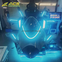 Simulador de Videojuegos Arcade ACS Super Fighter VR para 2 Jugadores, Operado con Monedas, para Centros de Entretenimiento Interiores y Parques de Atracciones