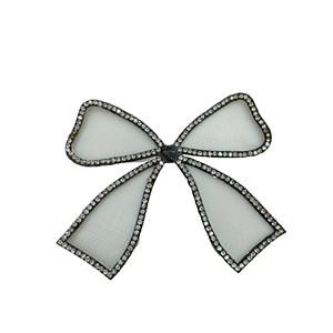 Детская обувь ручной работы со стразами и бантом, аксессуары для обуви, женская обувь с цветами, декоративные аксессуары - Product Image 3