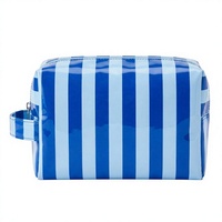 Grande trousse de maquillage imperméable en PVC, mignonne et tendance, avec fermeture éclair, pour voyage, plage, organisateur de crème solaire