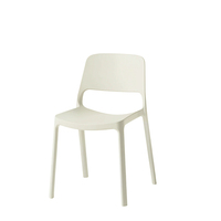 Chaise de salle à manger décontractée au design moderne, chaise en plastique pour la maison et l'hôtel, pour la cuisine, les écoles, les appartements, le jardin extérieur