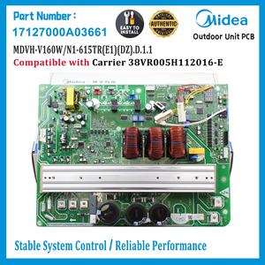 Tarjeta de Control Exterior Midea VRF 17127000A03661 Compatible con Carrier 38VR005H112016-E, Repuestos de PCB para HVAC - Product Image 2
