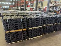 Pièce de rechange pour semelle de chenille d'excavatrice, composant de train de roulement robuste en acier forgé pour la construction et l'exploitation minière