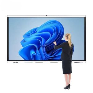 Tableau interactif intelligent 4K UHD de 55 pouces avec Android 14, écran tactile infrarouge 20 points, double stylet, pour réunions et affichage graphique en magasin de <span class=keywords><strong>d</strong></span>étail - Product Image 2