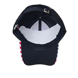 <span class=keywords><strong>Gorra</strong></span> de Béisbol con Bandera Americana para <span class=keywords><strong>Hombre</strong></span> y Mujer, Letras Bordadas, 100% Poliéster, Diseño de Parte Trasera Curva Común, Hebilla de Doble Cierre - Product Image 4