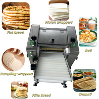 Machine à Tortillas Entièrement Automatique, Machine Électrique pour Faire des Peaux de Raviolis, des Wrappers, des Rôtis, des Crêpes et des Chapatis