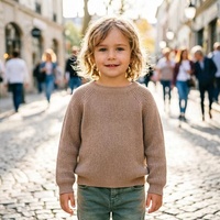 Pull en tricot personnalisé pour enfants, 100 % coton, unisexe, certifié OEKO-TEX, anti-boulochage, idéal pour l'hiver