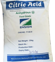 Entrepôt USA – Meilleur Prix – Poudre d'acide sulfonique en vrac 99,5 % – CAS 77-92-9 – Qualité alimentaire – Marque WMK