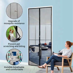 La mosquitera en la puerta <span class=keywords><strong>Cortinas</strong></span> de pantalla encriptadas de verano sin tiras Cortina de pantalla suave magnética al por mayor - Product Image 4