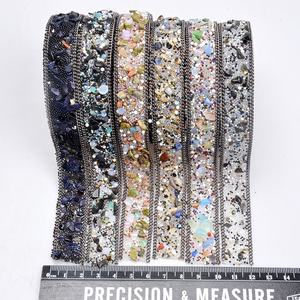 โรงงาน Hot แฟชั่น Hot Lady rhinestone ริบบิ้นหิน + ลูกปัดคริสตัล strass อุปกรณ์เสริม - Product Image 4