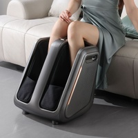 Appareil de massage des pieds chauffant électrique, compresse chaude à température constante 42°C, grande capacité, 4 modes, 3 intensités, contrôle du temps, pour les jambes
